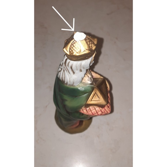 Vintage Nativity Wiseman Figurerine Japan - Picture 6 of 8